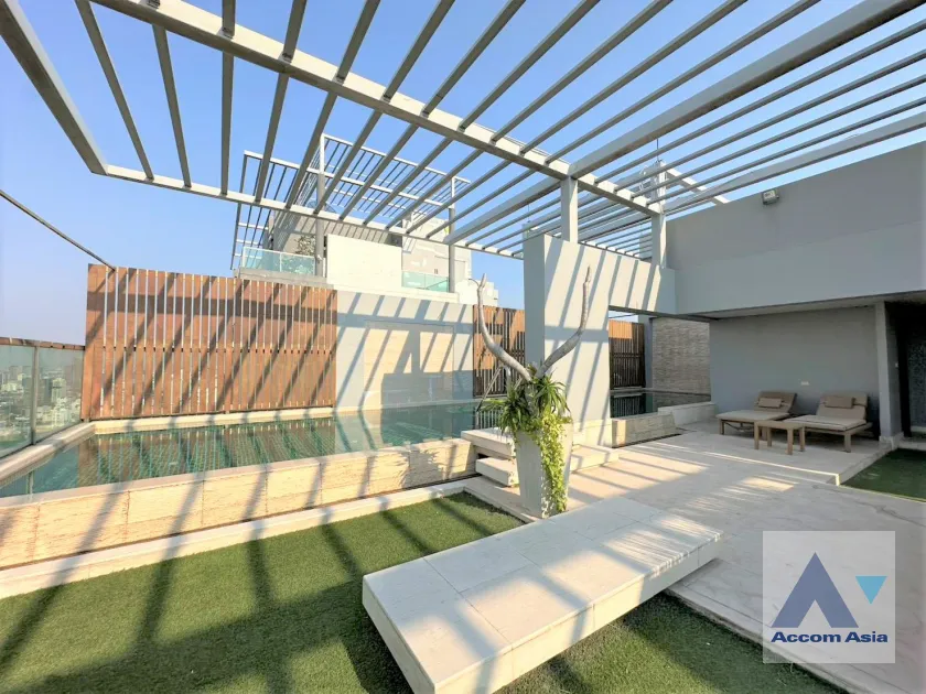 unitPrivate Swimming Pool, Penthouse |  4 Bedrooms  Apartment For Rent in Sukhumvit, Bangkok  near BTS Phrom Phong (AA16641)