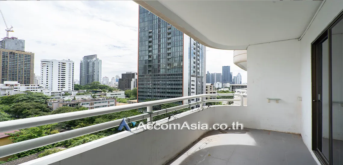 unitBig Balcony, Pet friendly |  3 Bedrooms  Condominium For Rent in Sukhumvit, Bangkok  near BTS Phrom Phong (AA18676)