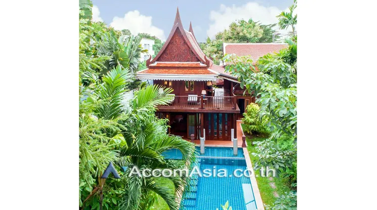 unitHome Office, Private Swimming Pool |  5 Bedrooms  House For Rent & Sale in Sukhumvit, Bangkok  near BTS Udomsuk (AA19285)