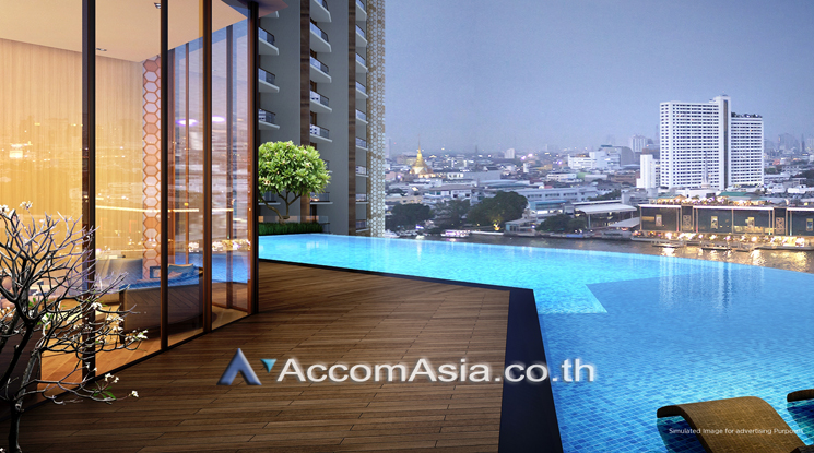  1  1 br Condominium For Sale in Charoen Nakhon ,Bangkok BTS Krung Thon Buri at Magnolias Waterfront Residences AA20617