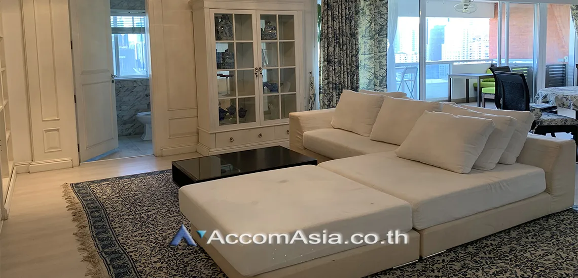 Pet friendly |  Kiarti Thanee City Mansion Condominium  3 Bedroom for Sale & Rent MRT Phetchaburi in Sukhumvit Bangkok
