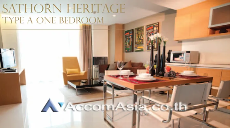  2  1 br Condominium For Sale in Sathorn ,Bangkok  at Sathorn Heritage AA23575