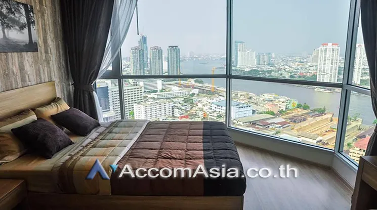 unit 1 Bedroom  Condominium For Rent in Sathorn, Bangkok  near BTS Saphan Taksin (AA24147)