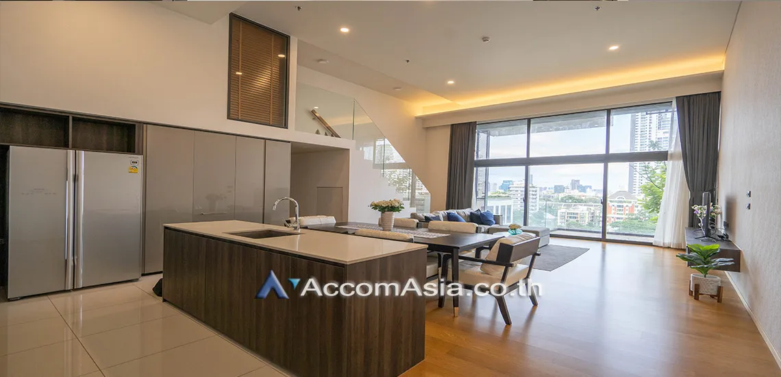 unitDouble High Ceiling, Duplex Condo |  3 Bedrooms  Condominium For Rent in Sukhumvit, Bangkok  near BTS Phrom Phong - MRT Sukhumvit (AA25276)