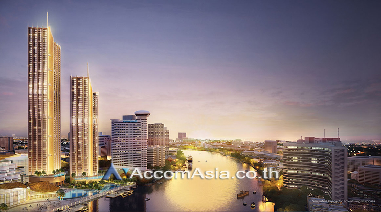  2  1 br Condominium For Rent in Charoen Nakhon ,Bangkok BTS Krung Thon Buri at Magnolias Waterfront Residences AA25350