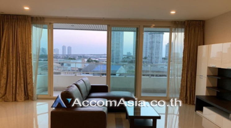  1  3 br Condominium For Rent in Charoen Nakhon ,Bangkok BTS Krung Thon Buri at WaterMark Chaophraya River AA25626