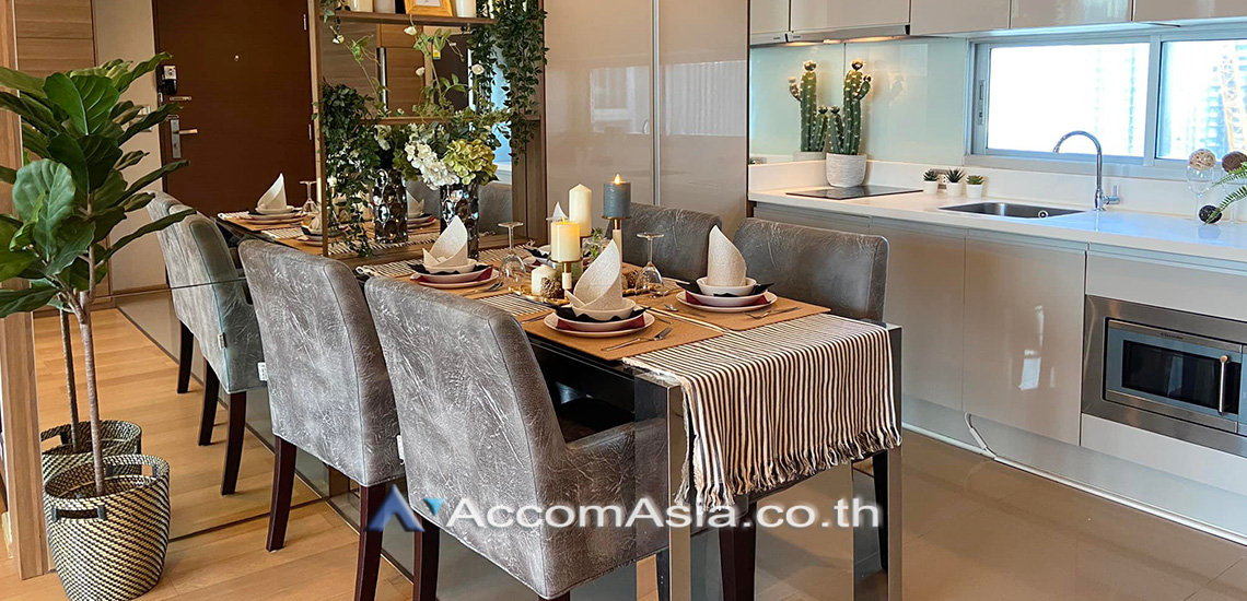 5  2 br Condominium For Rent in New Phetchaburi ,Bangkok MRT Phetchaburi - ARL Makkasan at The Address Asoke AA25975