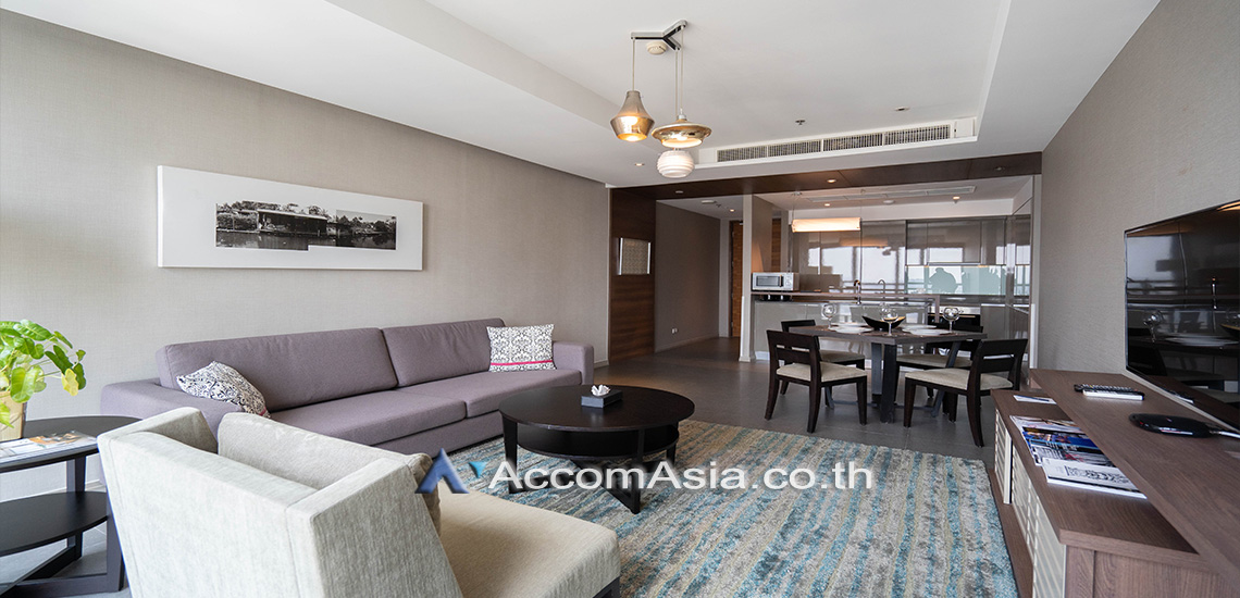  1  2 br Apartment For Rent in Charoen Nakhon ,Bangkok BTS Krung Thon Buri at The luxurious lifestyle AA27292