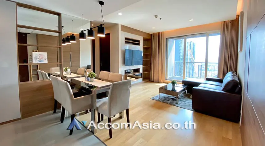  2  2 br Condominium For Rent in New Phetchaburi ,Bangkok MRT Phetchaburi - ARL Makkasan at The Address Asoke AA27638