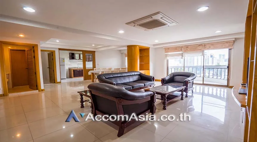 unit 3 Bedrooms  Condominium For Rent in Sukhumvit, Bangkok  near BTS Phrom Phong (AA27759)