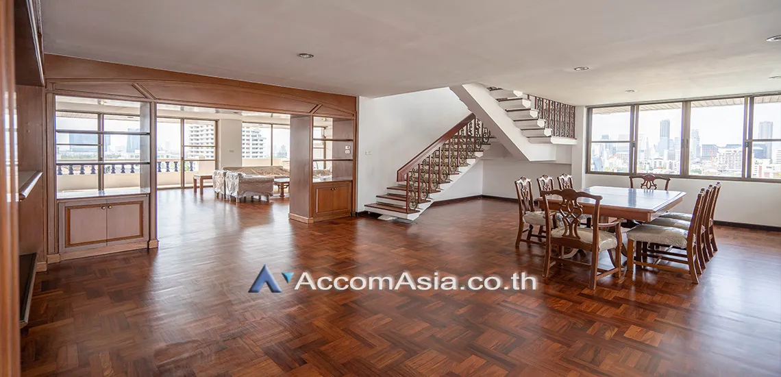unitDuplex Condo, Penthouse, Pet friendly |  4 Bedrooms  Apartment For Rent in Sukhumvit, Bangkok  near MRT Sukhumvit - BTS Asok (AA28122)