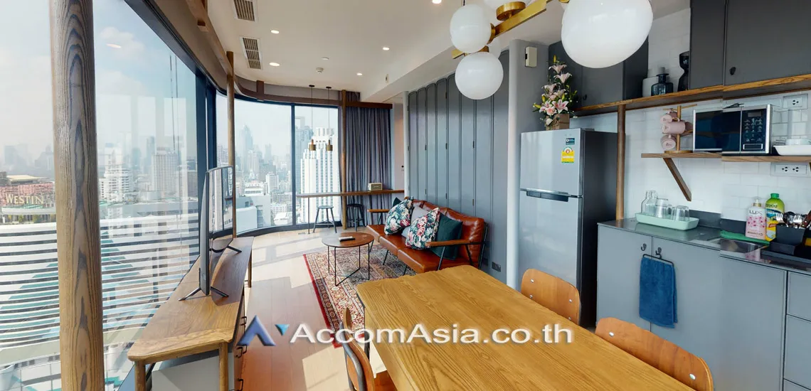 unit 2 Bedrooms  Condominium For Rent in Sukhumvit, Bangkok  near BTS Asok - MRT Sukhumvit (AA28326)