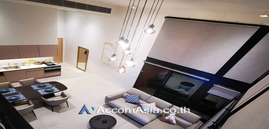 unitDuplex Condo |  2 Bedrooms  Condominium For Rent in Silom, Bangkok  near BTS Surasak (AA29546)