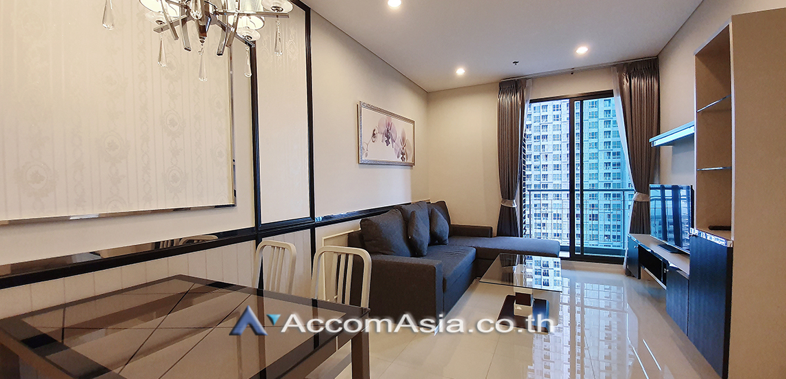  1  1 br Condominium For Rent in Phaholyothin ,Bangkok ARL Makkasan - MRT Phetchaburi at Villa Asoke AA29796