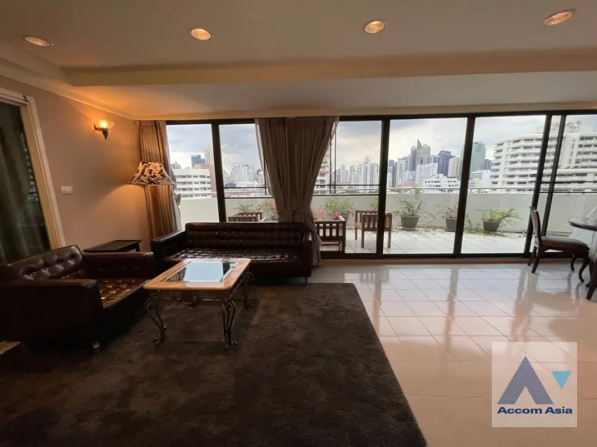 unitCorner Unit, Huge Terrace |  2 Bedrooms  Condominium For Rent & Sale in Sukhumvit, Bangkok  near BTS Phrom Phong (AA29977)