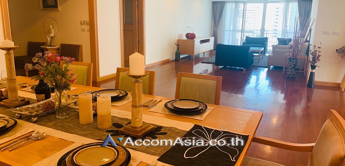 6  3 br Apartment For Rent in Sukhumvit ,Bangkok BTS Phrom Phong at Apartment with Top Facilities, Close to Emshere AA30056