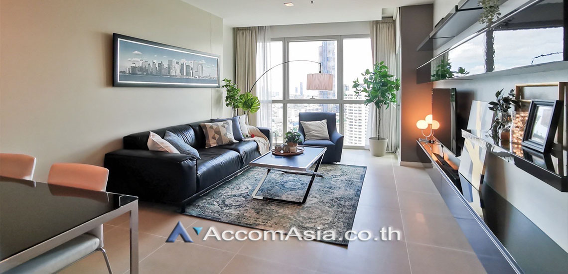  2  1 br Condominium For Sale in Charoen Nakhon ,Bangkok BTS Krung Thon Buri at The River Condominium AA30411