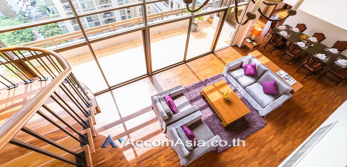 unitDuplex Condo, Penthouse |  3 Bedrooms  Apartment For Rent in Silom, Bangkok  near BTS Sala Daeng - MRT Silom (AA30732)