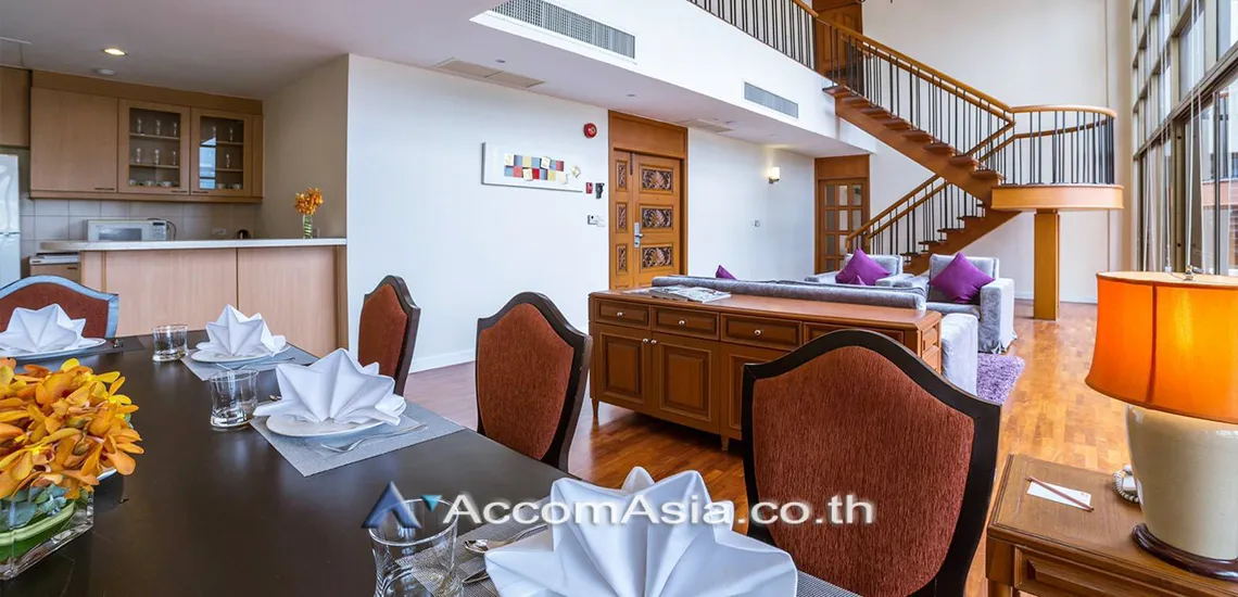 unitDuplex Condo, Penthouse |  3 Bedrooms  Apartment For Rent in Silom, Bangkok  near BTS Sala Daeng - MRT Silom (AA30732)