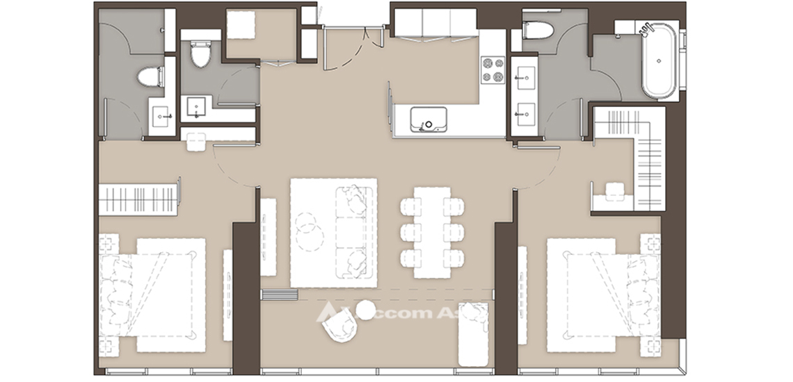 4  2 br Condominium For Sale in Sukhumvit ,Bangkok BTS Ekkamai at Mulberry Grove Sukhumvit AA31324