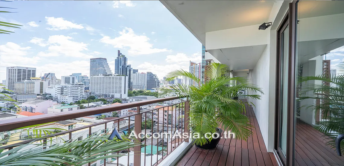 8  4 br Apartment for rent and sale in Silom ,Bangkok BTS Surasak at A Unique design and Terrace AA31349