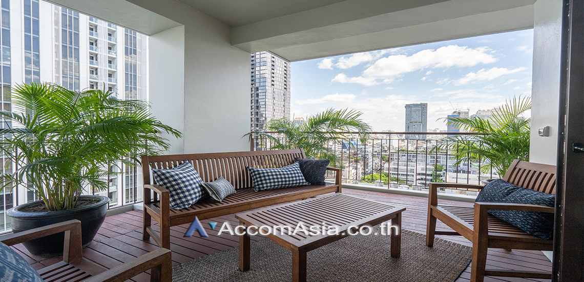 9  4 br Apartment for rent and sale in Silom ,Bangkok BTS Surasak at A Unique design and Terrace AA31349