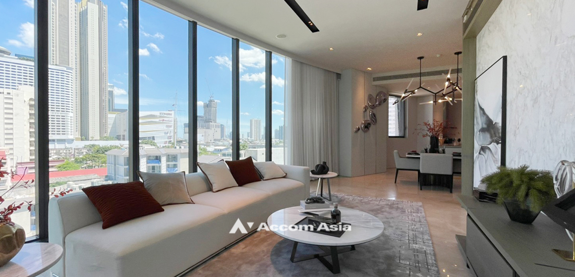  1  2 br Condominium For Sale in Charoen Nakhon ,Bangkok BTS Krung Thon Buri at Banyan Tree Residences Riverside AA31920