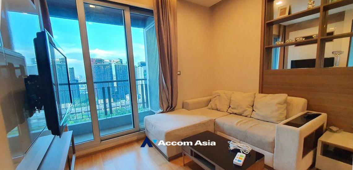  2  2 br Condominium For Rent in New Phetchaburi ,Bangkok MRT Phetchaburi - ARL Makkasan at The Address Asoke AA32279