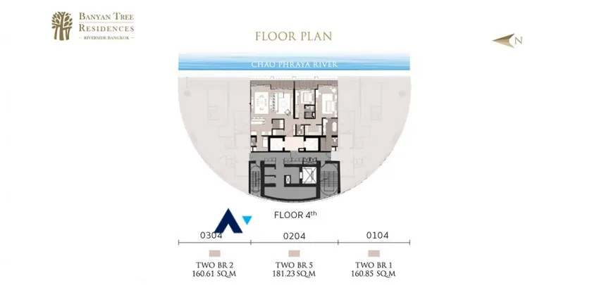 18  2 br Condominium For Sale in Charoen Nakhon ,Bangkok BTS Krung Thon Buri at Banyan Tree Residences Riverside AA32489