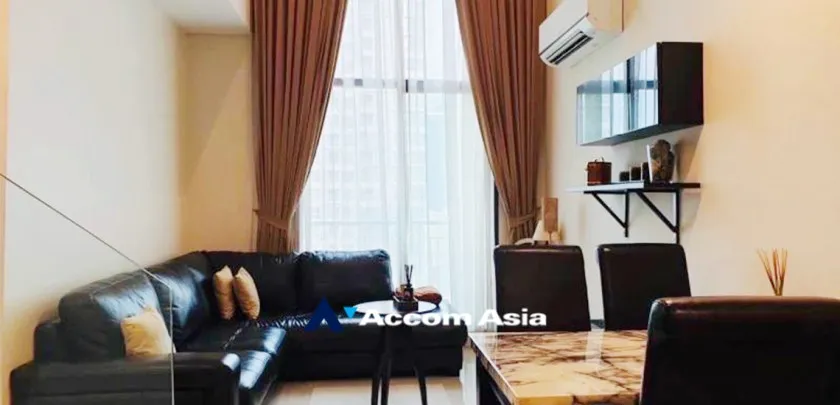 Double High Ceiling, Duplex Condo | Villa Asoke Condominium  2 Bedroom for Sale MRT Phetchaburi in Phaholyothin Bangkok