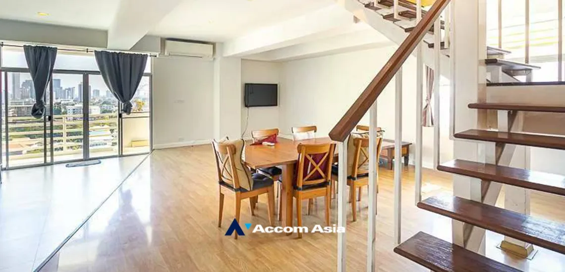 Duplex Condo, Pet friendly |  Fair Tower Condominium  3 Bedroom for Rent BTS On Nut in Sukhumvit Bangkok