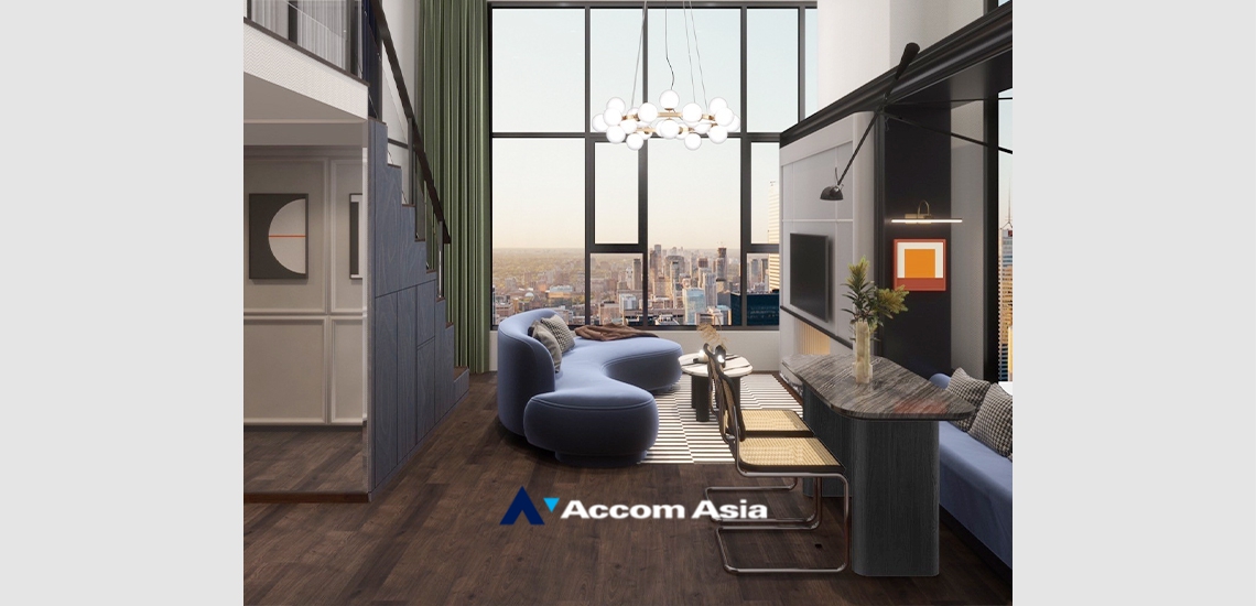  1  3 br Condominium For Sale in Ratchadaphisek ,Bangkok MRT Rama 9 at KNIGHTSBRIDGE SPACE – RAMA9 AA34399