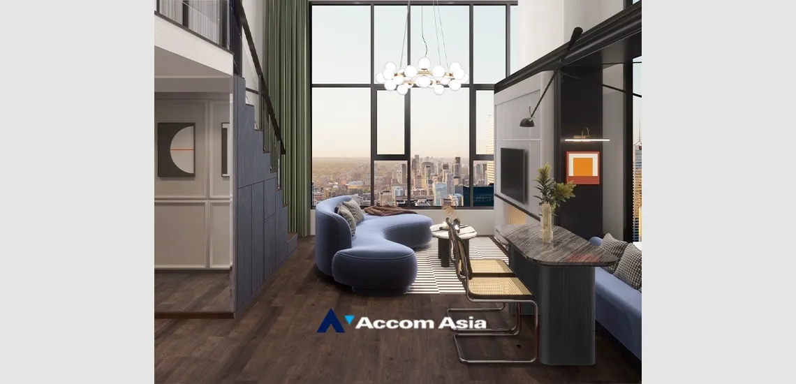  1  3 br Condominium For Sale in Ratchadaphisek ,Bangkok MRT Rama 9 at KNIGHTSBRIDGE SPACE – RAMA9 AA34399