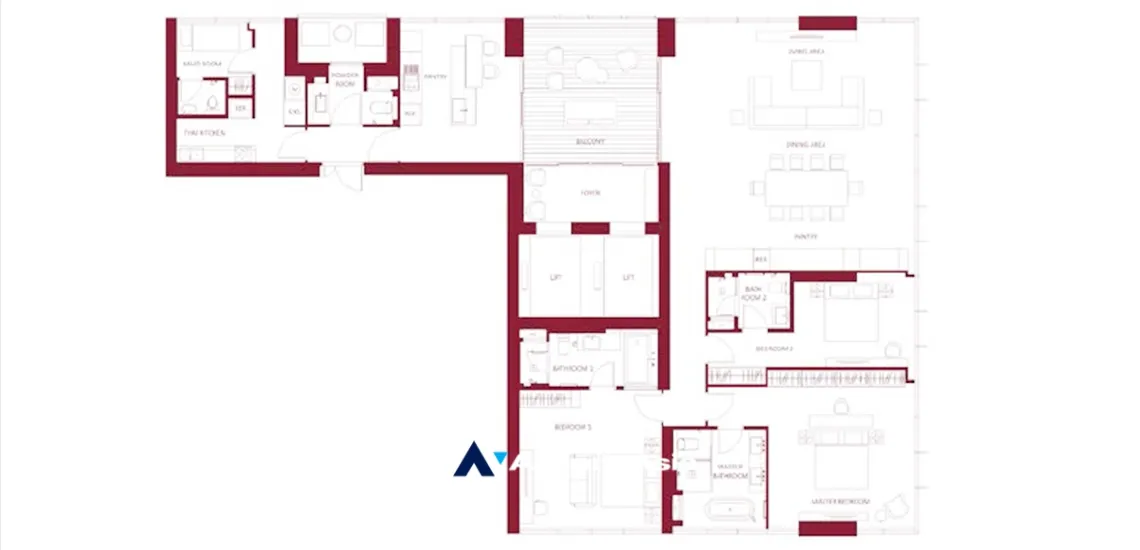 10  3 br Condominium For Sale in Sukhumvit ,Bangkok BTS Thong Lo at The Monument Thong Lo AA34677