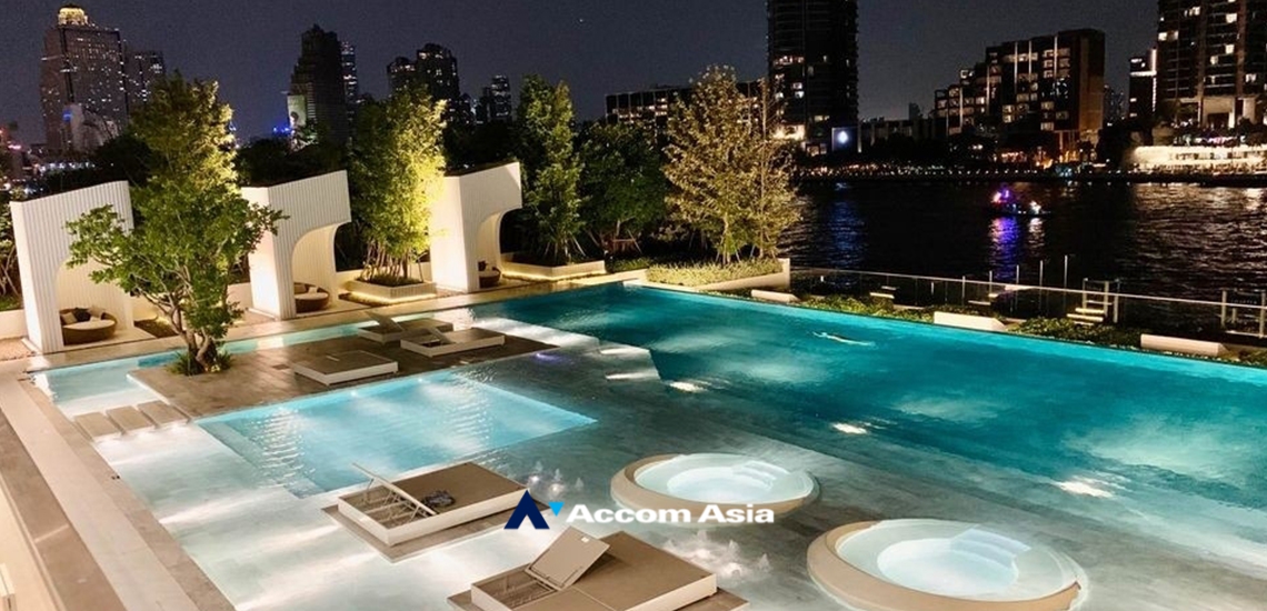  2  1 br Condominium For Rent in Charoen Nakhon ,Bangkok BTS Krung Thon Buri at Chapter Charoennakhon  Riverside AA34922