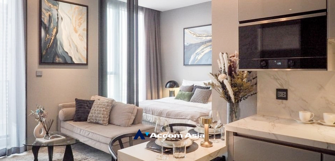  1  1 br Condominium For Sale in Ratchadaphisek ,Bangkok BTS Asok - ARL Makkasan - MRT Phetchaburi at The Esse At Singha Complex AA35062