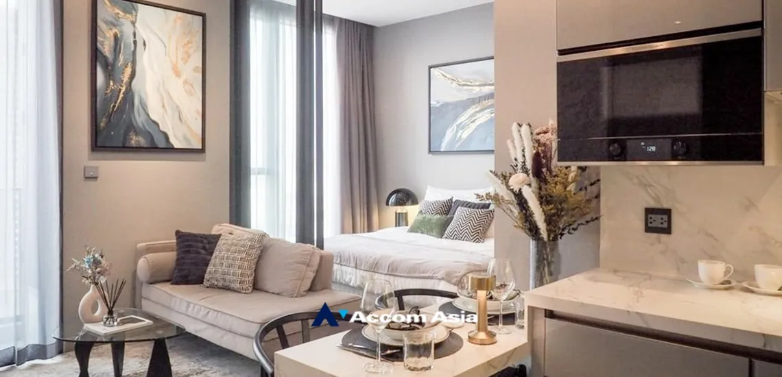  1  1 br Condominium For Sale in Ratchadaphisek ,Bangkok BTS Asok - ARL Makkasan - MRT Phetchaburi at The Esse At Singha Complex AA35062