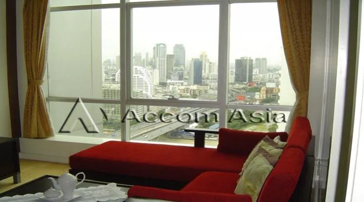 unit 1 Bedroom  Condominium For Rent in Charoen Nakhon, Bangkok  near BTS Krung Thon Buri (24997)