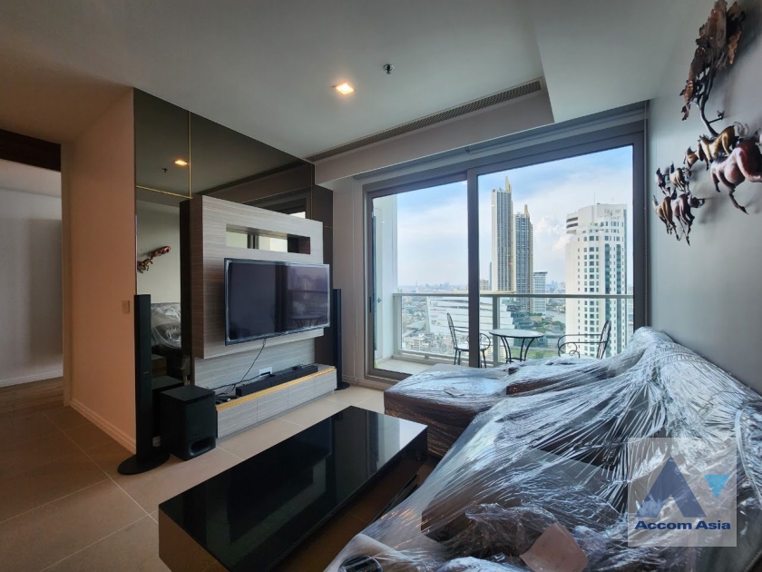  2  2 br Condominium For Rent in Charoen Nakhon ,Bangkok BTS Krung Thon Buri at The River Condominium AA36048