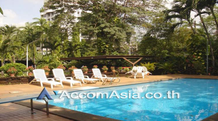 5  3 br Apartment For Rent in Sukhumvit ,Bangkok MRT Phetchaburi - BTS Asok at Greenery garden and privacy 15047