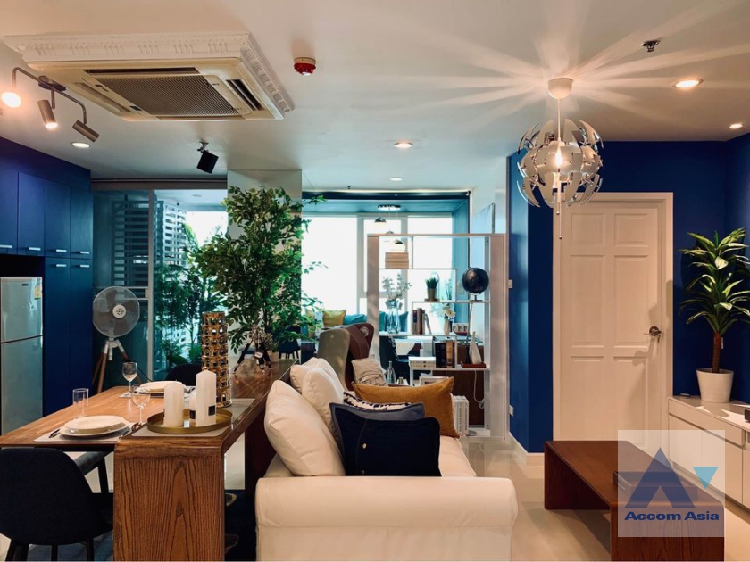  2  2 br Condominium For Rent in Sukhumvit ,Bangkok MRT Phetchaburi at Sukhumvit Living Town AA36346