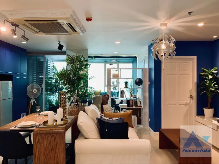  2  2 br Condominium For Rent in Sukhumvit ,Bangkok MRT Phetchaburi at Sukhumvit Living Town AA36346
