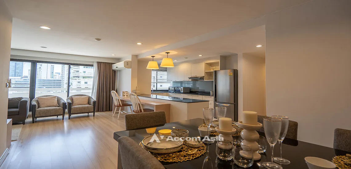  1  2 br Apartment For Rent in Sukhumvit ,Bangkok BTS Asok at Spacious Room 15089