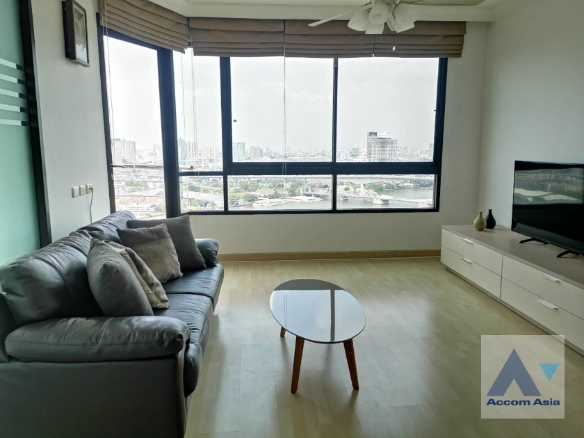  2  2 br Condominium For Rent in Rama 3 ,Bangkok BRT Nararam 3 at Supalai Casa Riva AA38105