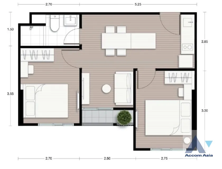  1  2 br Condominium For Sale in Ratchadaphisek ,Bangkok  at Nue District R9 AA38814