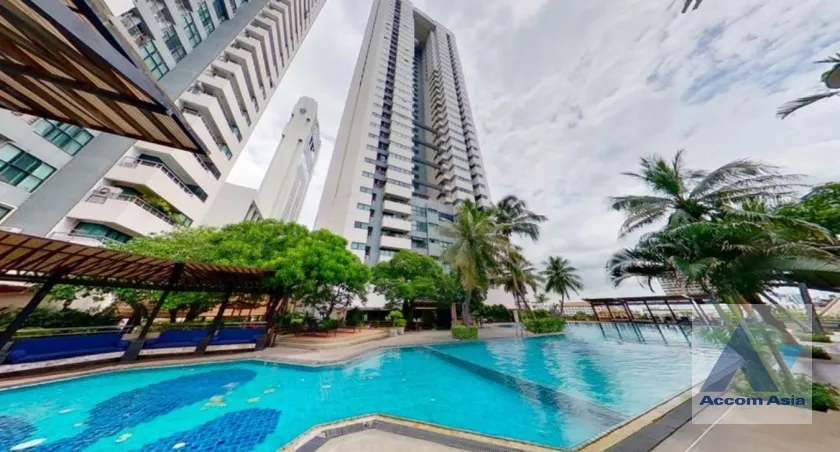 Partly Furnished |  Sathorn Gardens Condominium  2 Bedroom for Rent MRT Lumphini in Sathorn Bangkok