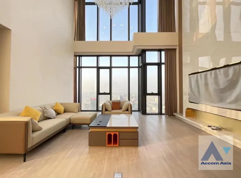 Fully Furnished |  One9Five Asoke Rama 9 Condominium  4 Bedroom for Rent MRT Rama 9 in Ratchadaphisek Bangkok