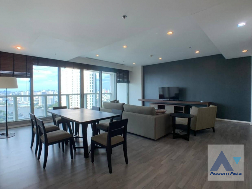  1  3 br Condominium For Rent in Charoen Nakhon ,Bangkok BTS Krung Thon Buri at The River Condominium AA39976