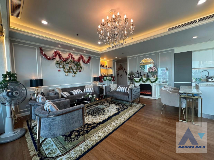  2  2 br Condominium For Rent in Charoen Nakhon ,Bangkok BTS Krung Thon Buri at The River Condominium AA40249