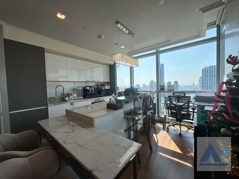  1  2 br Condominium For Rent in Charoen Nakhon ,Bangkok BTS Krung Thon Buri at The River Condominium AA40249